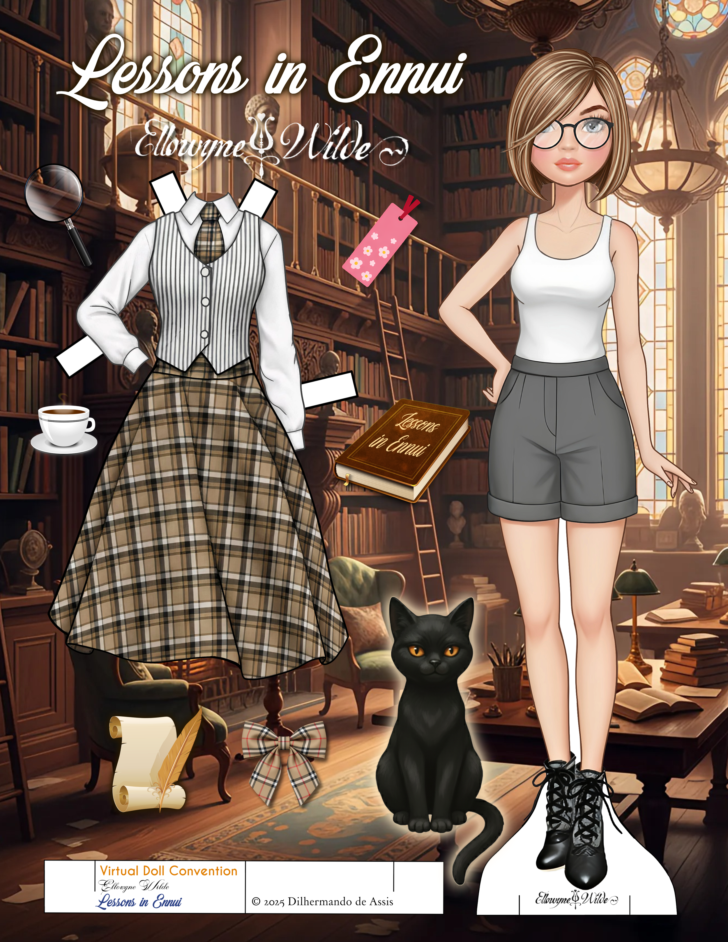 Ellowyne Wilde Paper Doll by Dilhermando de Assis — VDC